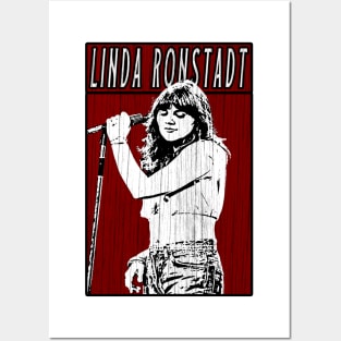 Vintage Retro Linda Ronstadt Posters and Art